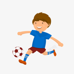 足球健康创意踢球小男生高清图片