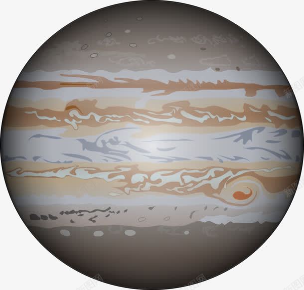太阳系木星png免抠素材_新图网 https://ixintu.com 星球 木星 行星