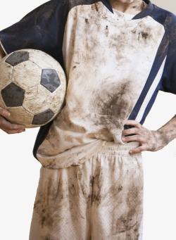 脏衣服足球运动服高清图片