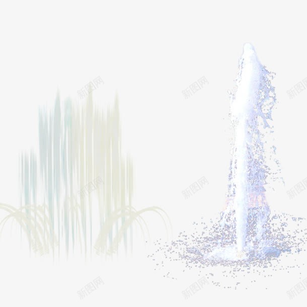 喷泉元素png免抠素材_新图网 https://ixintu.com png 元素 卡通 喷水水管 喷泉 雨水