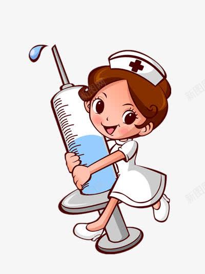 卡通护士png免抠素材_新图网 https://ixintu.com 卡通元素 卡通装饰图片 手绘疫苗打针插画 打针 护士 护士图片 护士漫画 疫苗打针 装饰图案