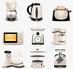 磨咖啡机器时尚厨房电器高清图片