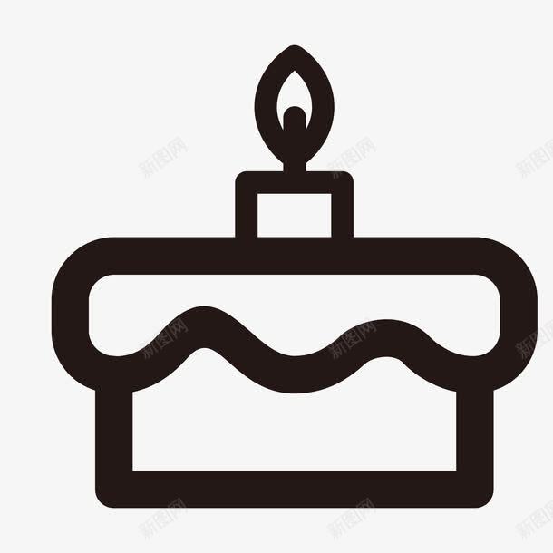 蛋糕图标png_新图网 https://ixintu.com 姓名ICON 手机餐饮icon 甜甜的 生日 蛋糕