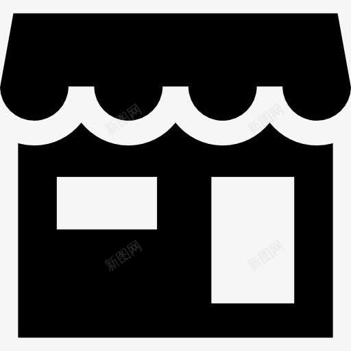 小商店图标png_新图网 https://ixintu.com 商业 商店 建筑 建设 百货店logo 门面