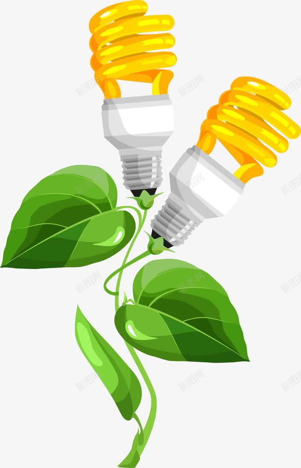 2个低能耗电池图标png_新图网 https://ixintu.com 低能耗 可再生能源 可回收 回收利用 图标 垃圾桶 环保 生态标志 绿叶 绿色 绿色环保