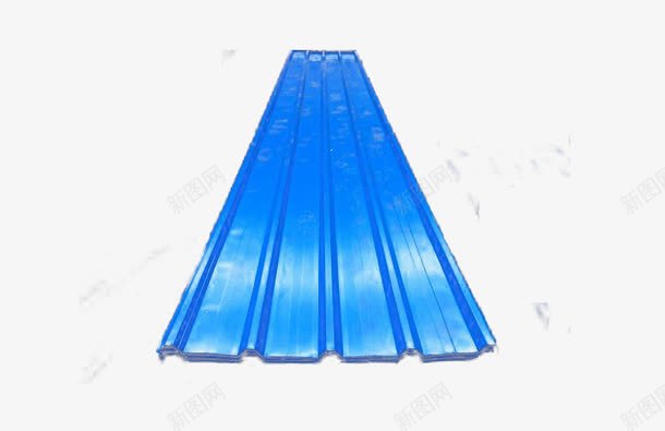 单层彩钢瓦板材png免抠素材_新图网 https://ixintu.com 建筑 彩钢瓦 板材 蓝色