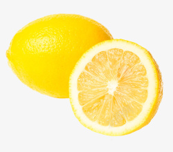 新鲜柠檬特写素材