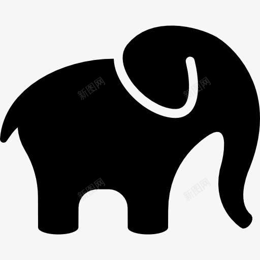 大象就图标png_新图网 https://ixintu.com 动物 哺乳动物 大象 野生 野生动物 野生动物园 非洲