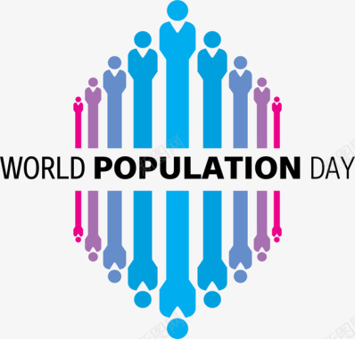 世界人口日人口图标图标