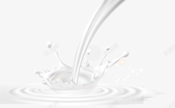 手绘倒出来的牛奶矢量图ai免抠素材_新图网 https://ixintu.com 倾倒 手绘 液体 牛奶 白色的液体 矢量图