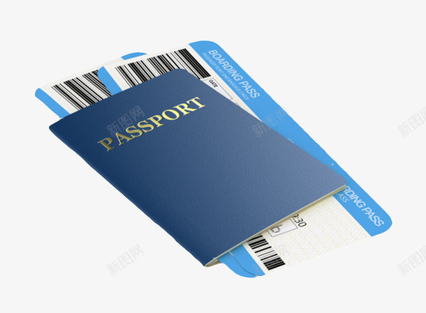 蓝色护照夹着两张机票实物png免抠素材_新图网 https://ixintu.com 二维码 公民 几篇 国境 国籍 居留 护照本 旅行 条形码 标志 证件 证明 身份 通行证