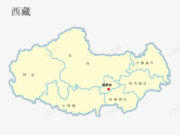 西藏自治区地图png免抠素材_新图网 https://ixintu.com 中华人民共和国西藏自治区 中国 中国西藏 地图 西藏地图