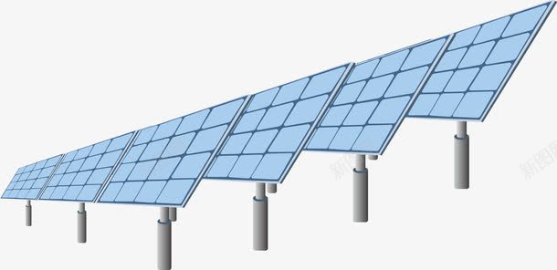 光伏发电板太阳能png免抠素材_新图网 https://ixintu.com 光伏发电 光伏板 发电 太阳能