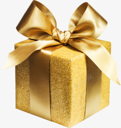 质感金色礼盒素材