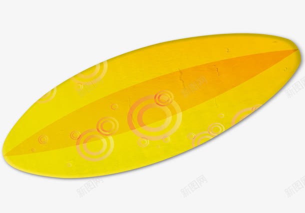 卡通沙滩海浪黄色冲浪板png免抠素材_新图网 https://ixintu.com 冲浪板 划桨板 卡通 沙滩 海浪 黄色