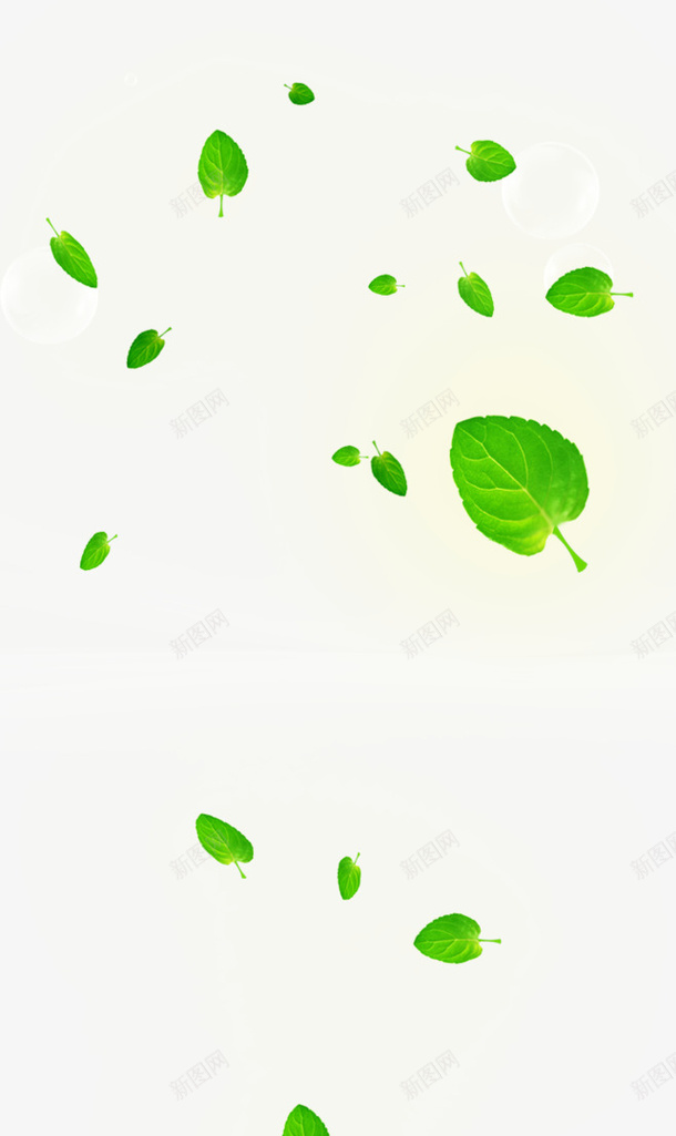 飘落的树叶png免抠素材_新图网 https://ixintu.com 树叶 气泡 装饰 飘落的树叶