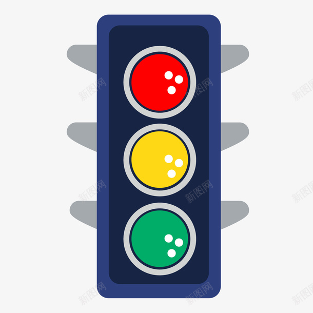 灰色圆角交通信号灯交通类图标png_新图网 https://ixintu.com 交通 交通类图标 信号 创意 圆角 扁平化的红绿灯 灰色 红绿灯