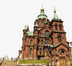 乌斯东正教教堂高清图片