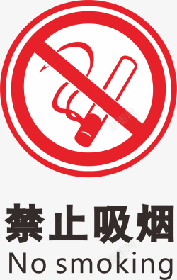 吸烟图标禁止吸烟火警防范标志矢量图图标高清图片