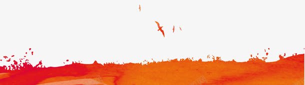 橙色草地png免抠素材_新图网 https://ixintu.com 企业安全 安全生产月 新安全生产法十大亮点 橙色草地 生产 鸟儿