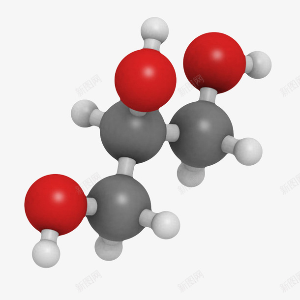 红黑色甘油分子形状png免抠素材_新图网 https://ixintu.com 分子形状 分子结构 原子 发亮 发光 圆形 最小单元 物理化学术语 空间 阿伏伽德罗 顺序