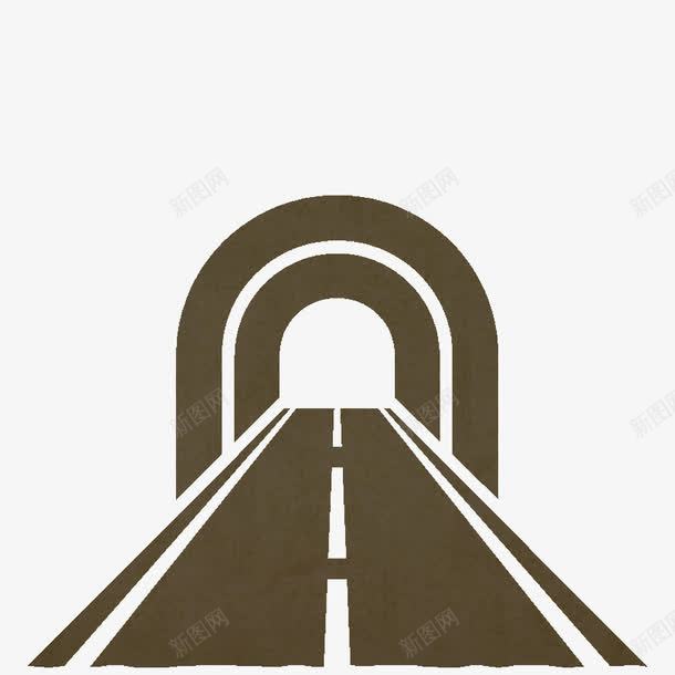 道路剪影png免抠素材_新图网 https://ixintu.com 公路 剪影 道路 铁路 隧道 高速公路