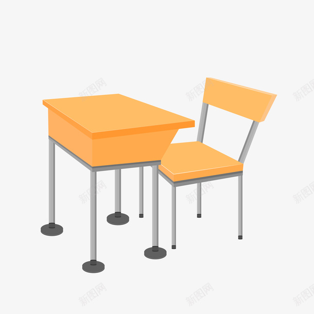 课桌办公桌椅png免抠素材_新图网 https://ixintu.com 3D办公桌椅 办公桌椅下载 办公桌椅平面 办公桌椅矢量图 学习 工程图办公桌椅 椅子