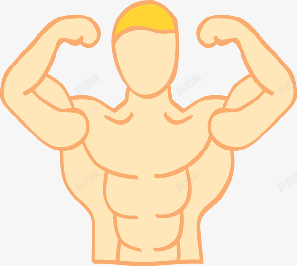 肌肉强壮卡通男人png免抠素材_新图网 https://ixintu.com 健康 健身房 卡通男人 强壮肌肉男 强身健体 肌肉男 肌肉男漫画 运动健身 锻炼
