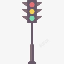 停止信号交通灯图标高清图片