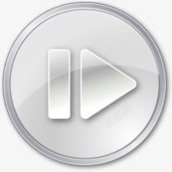灰色的蚂蚁素材图片灰色的停止播放按钮图标高清图片