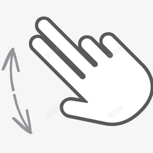 手指手势手互动捏滚动刷卡交互式图标png_新图网 https://ixintu.com Finger gesture hand interactive pinch scroll swipe 互动 刷卡 手 手势 手指 捏 滚动 线上交互