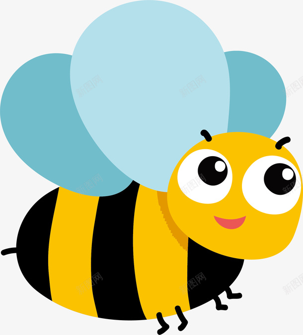 手绘蜜蜂png免抠素材_新图网 https://ixintu.com 创意 卡通 手绘 翅膀 蜂类 蜜蜂 飞翔 飞舞