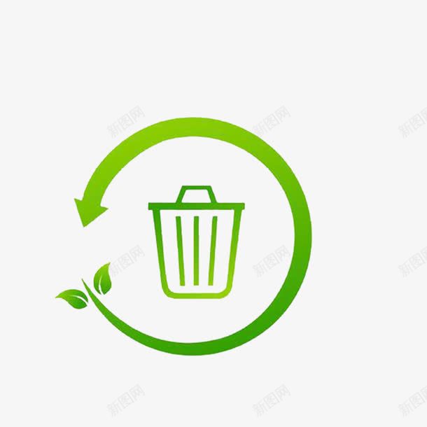 卡通绿色的环保标志PSD分层图标png_新图网 https://ixintu.com 保护 爱护环境卫生 环保的 环境卫生 绿色无污染 绿色的 请保持环境卫生