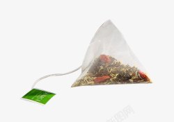 泡茶枸杞三角袋装枸杞茶高清图片