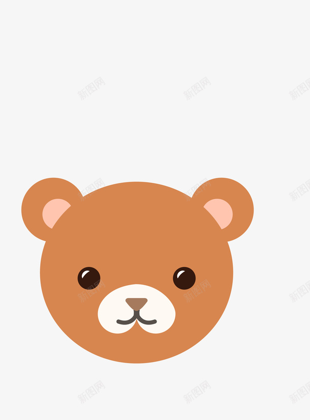 可爱森林动物头像图标png_新图网 https://ixintu.com 动物 可爱 图标 头像 小熊