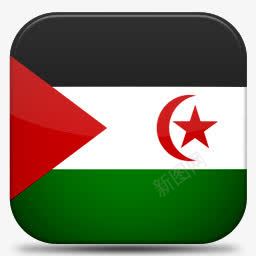 撒哈拉阿拉伯民主共和国V7国旗图标图标