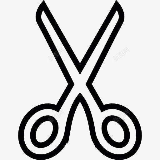剪刀图标png_新图网 https://ixintu.com 切割 切割工具 工具和器具 裁剪