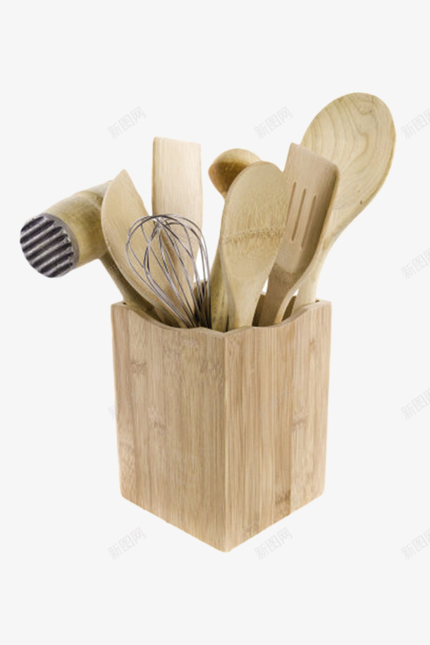 装满木桶的厨房用具png免抠素材_新图网 https://ixintu.com 一堆 器具 容器 工具 木桶 木汤勺 木质 盛装 舀取 装着 餐具