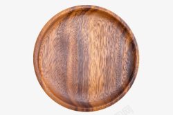 年终盛棕色木质纹理木圆盘实物高清图片