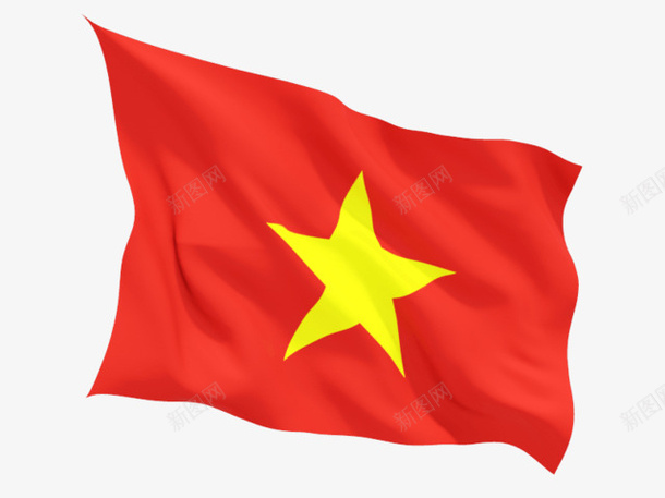 越南国旗png免抠素材_新图网 https://ixintu.com 国家 国家PNG图 旗子免扣PNG图 旗帜免扣图 红色 越南