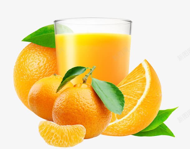 一杯橙汁png免抠素材_新图网 https://ixintu.com 广柑 橘子 橙汁 甜橙 香橙