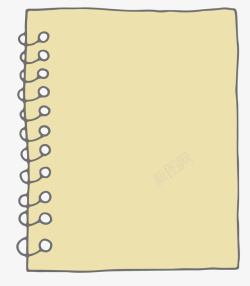 手绘日记本素材