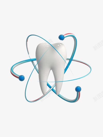 牙齿png免抠素材_新图网 https://ixintu.com 3D牙齿 健康 口腔 牙医 牙科用图