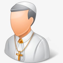 宗教教皇图标图标