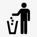 垃圾回收仓垃圾回收站点图标图标
