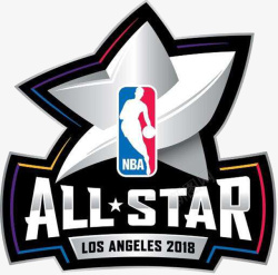 平面比赛海NBA2018洛杉矶全明星比赛标志图标高清图片
