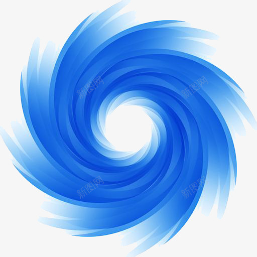 蓝色旋转的漩涡标志png免抠素材_新图网 https://ixintu.com 旋转 旋转漩涡 漩涡 蓝色 蓝色标志 蓝色漩涡