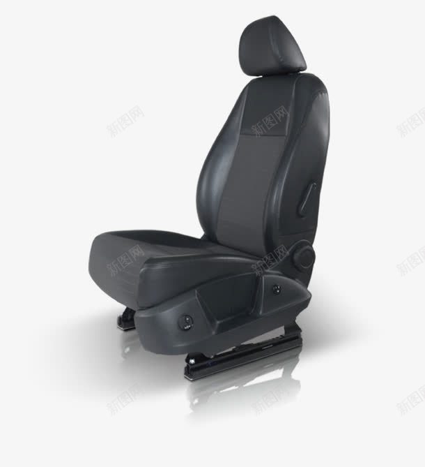 汽车座椅png免抠素材_新图网 https://ixintu.com 商品 座椅 配件 黑色