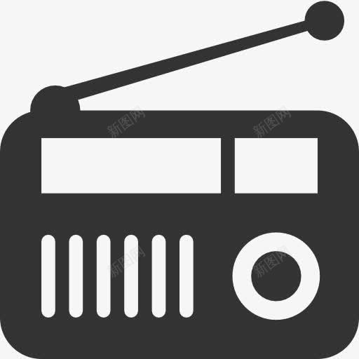 无线电收音机图标png_新图网 https://ixintu.com 收音机
