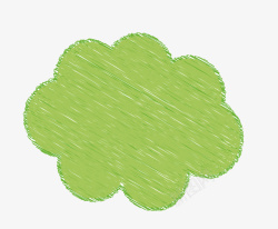 淡绿色线条淡绿色线条丝线云朵高清图片